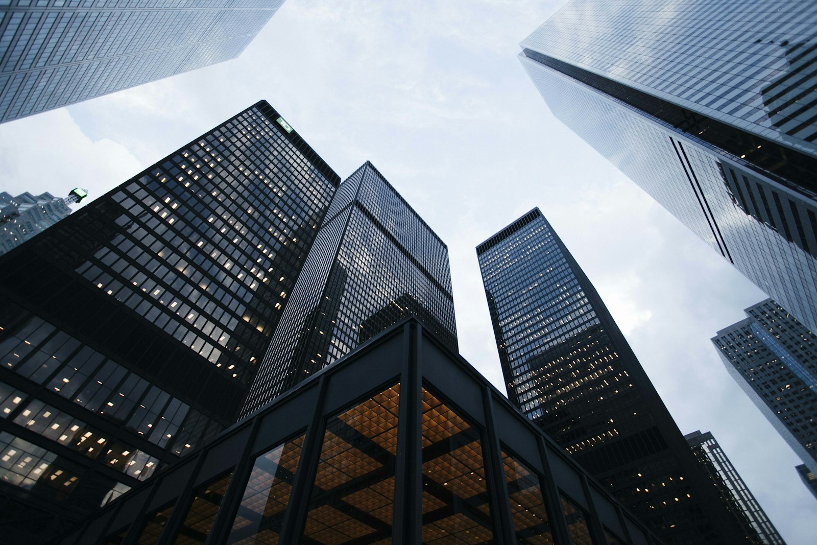 Global financial district skyline — Doby Financials LLC worldwide capital network